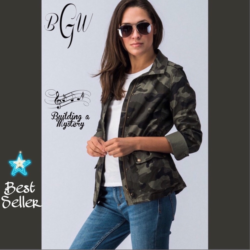 ❄️🆕5⭐️Camo Print Long Sleeve Jacket - Picture 2 of 6